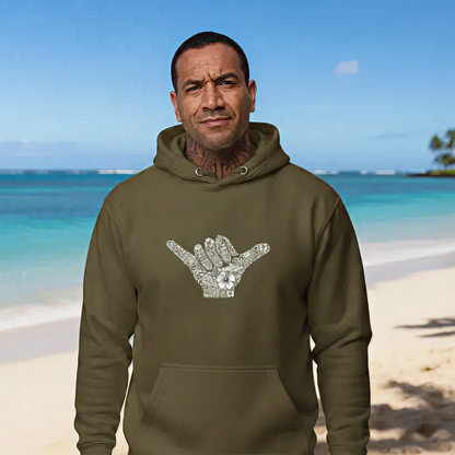 Pacific Shaka Hoodie - Rooted in Aloha