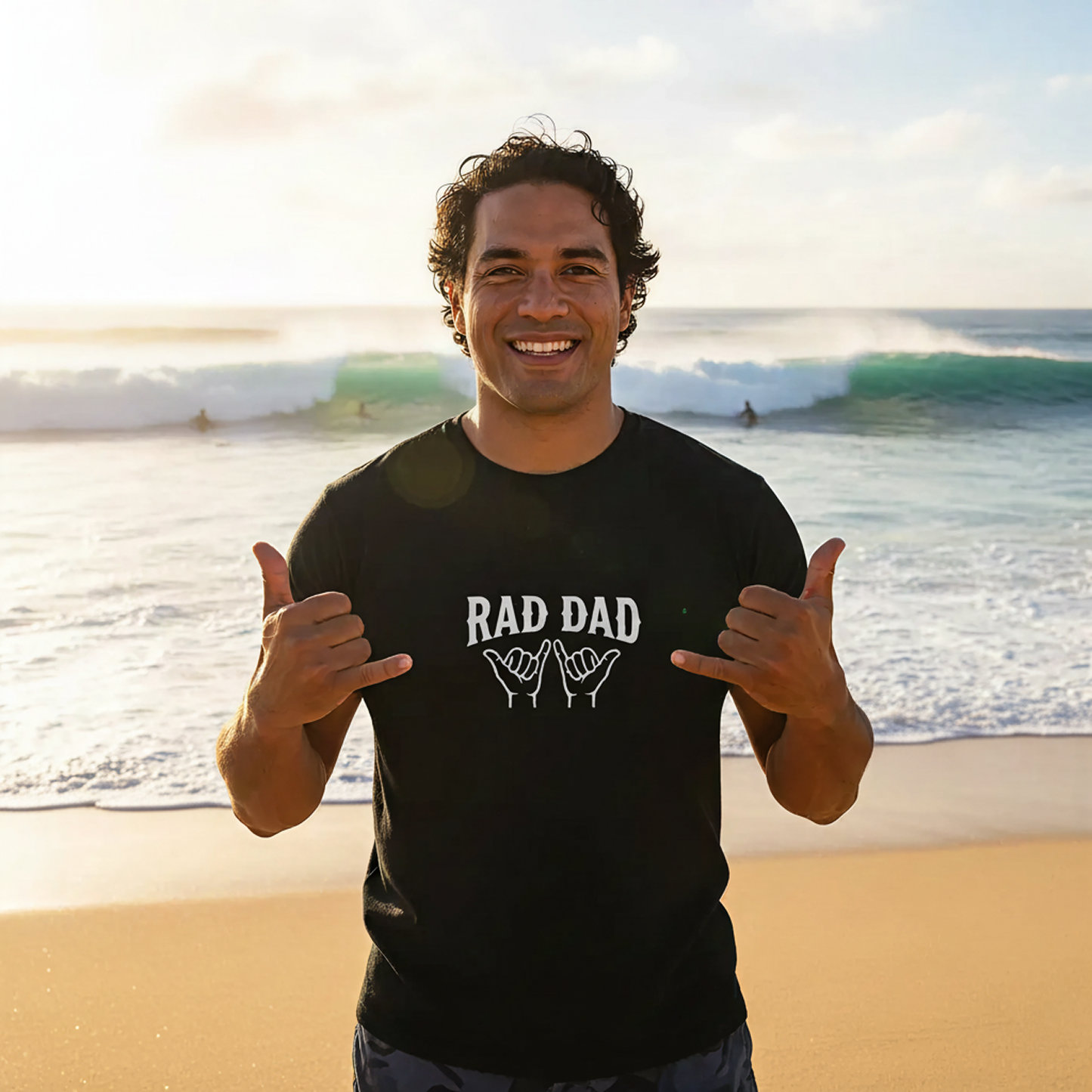 Rad Dad Double Shaka Surf Tee