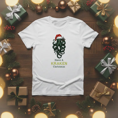 Kraken Christmas Holiday Tee