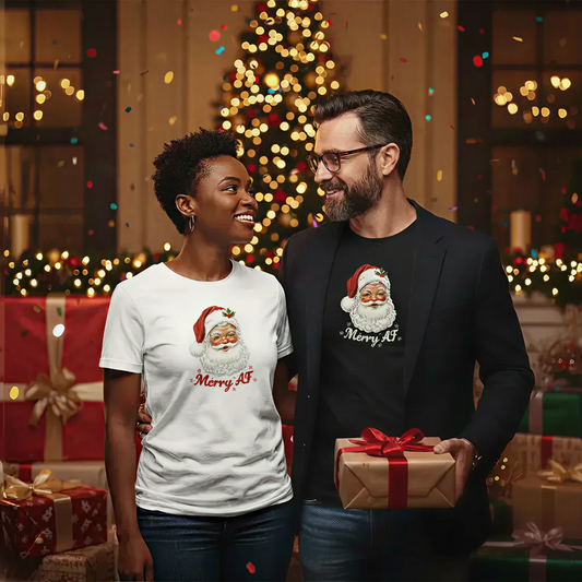 Retro Santa Holiday Tee