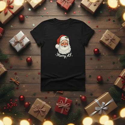 Retro Santa Holiday Tee