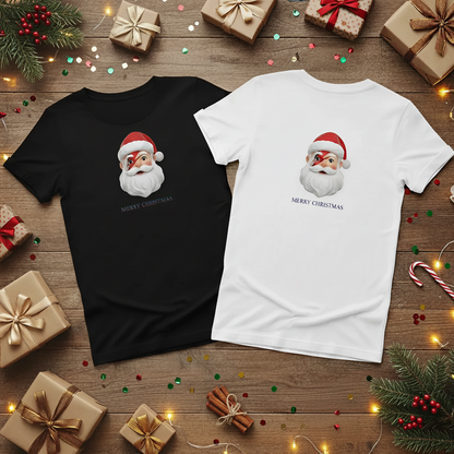 Santa Lightning Bolt Holiday Tee
