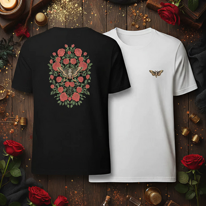 Death’s Head Hawk Moth & Blood-Red Roses Tee