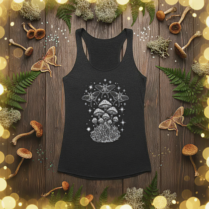 Luna Moths & Moonlit Mushroom Magic Tank