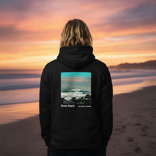 Ocean Beach Surf Spot Hoodie