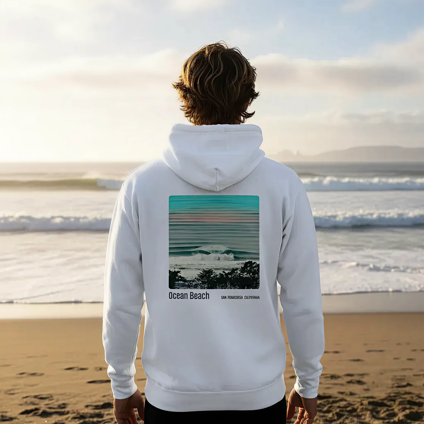 Ocean Beach Surf Spot Hoodie