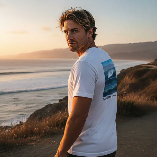 Steamer Lane 'Middle Peak' Surf Spot Tee