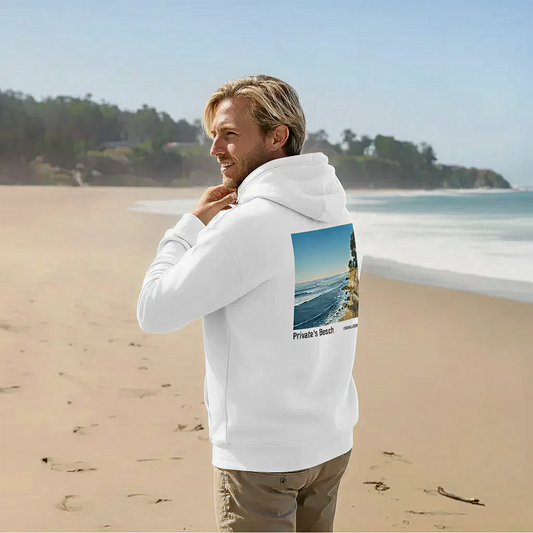 Private's Beach, Pleasure Point Surf Spot Hoodie