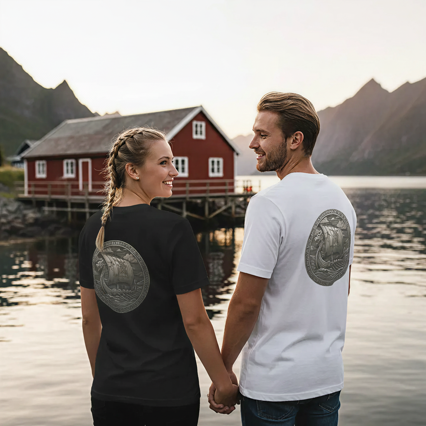 Viking Longboat Dragon’s Eye Tee