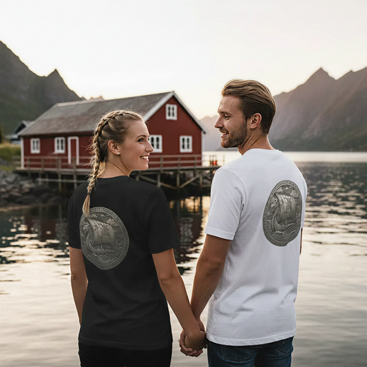 Viking Longboat Dragon’s Eye Tee